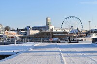 冬のヘルシンキの景色。