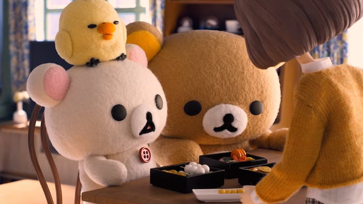 コリラックマがつまみ食い Netflixアニメ リラックマとカオルさん 新写真 映画ナタリー