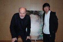 左からエリック・ポッペ、松江哲明。