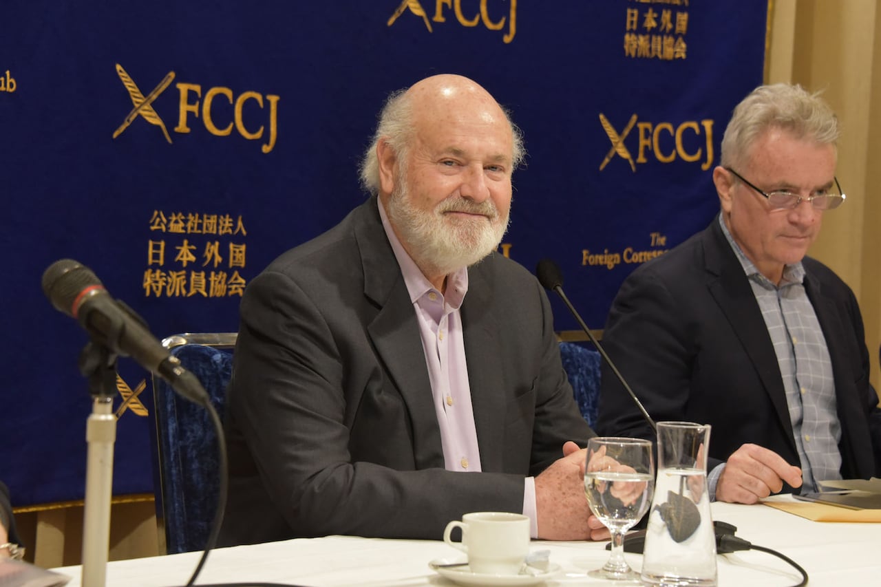 ロブ・ライナーが「記者たち」携え来日「自由の国として、本作を認めてほしい」