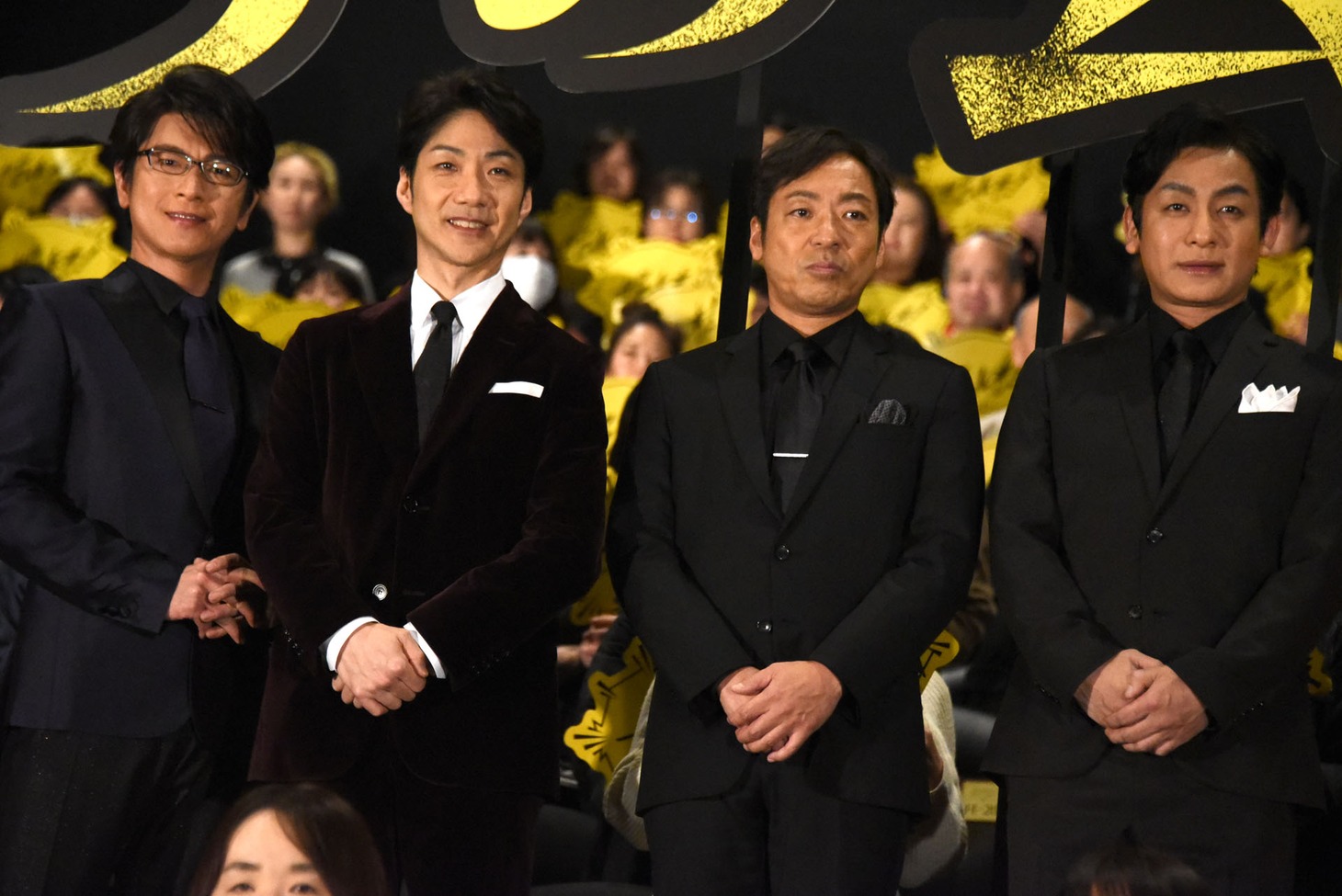 左から及川光博、野村萬斎、香川照之、片岡愛之助。