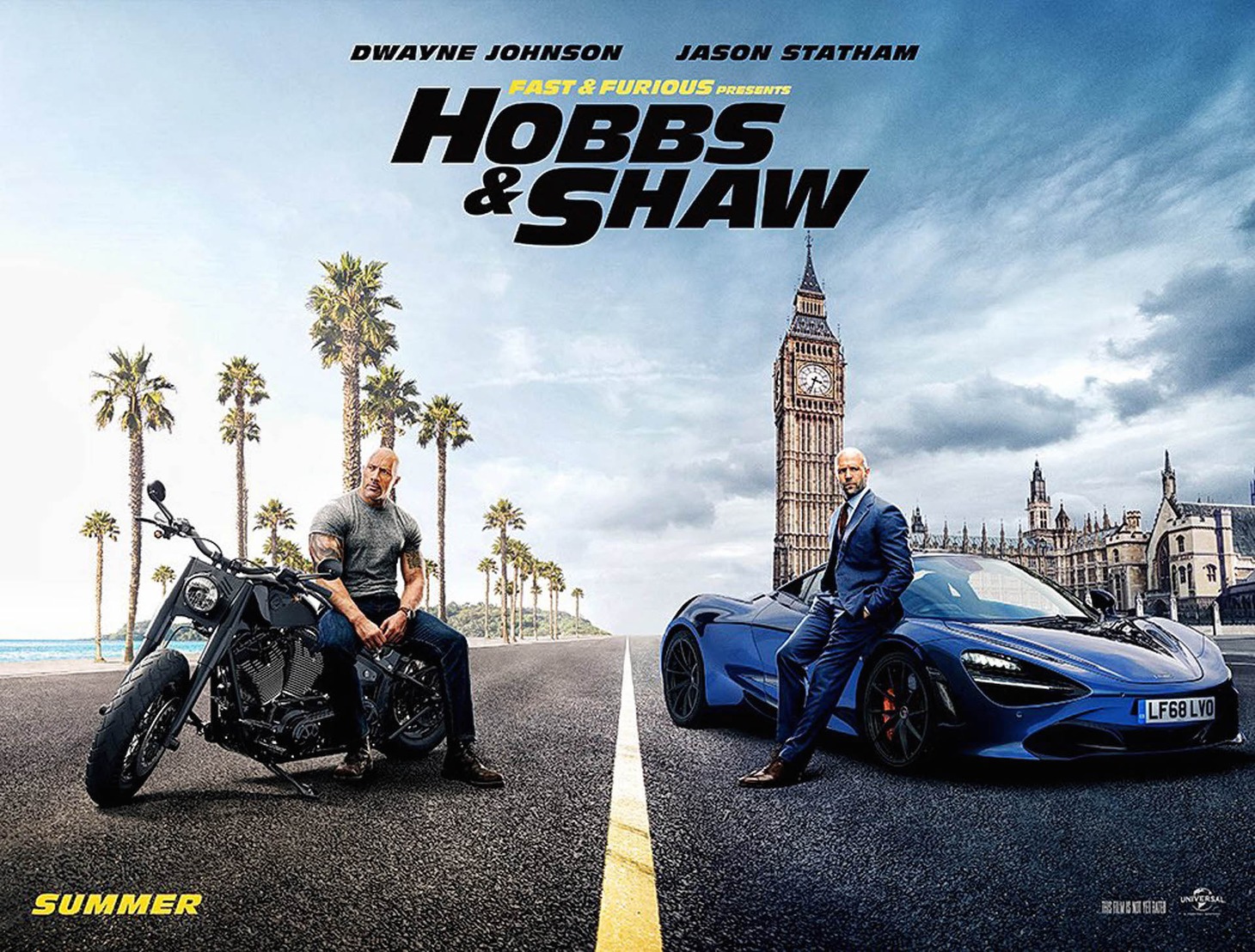 「Fast & Furious Presents: Hobbs & Shaw（原題）」ビジュアル （画像提供：Universal / PLANET PHOTOS / ゼータ イメージ）