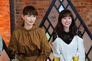 「グータンヌーボ2」より、左から長谷川京子、田中みな実。