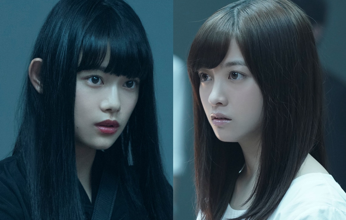 左から杉咲花演じるアンリ、橋本環奈演じるリョウコ。