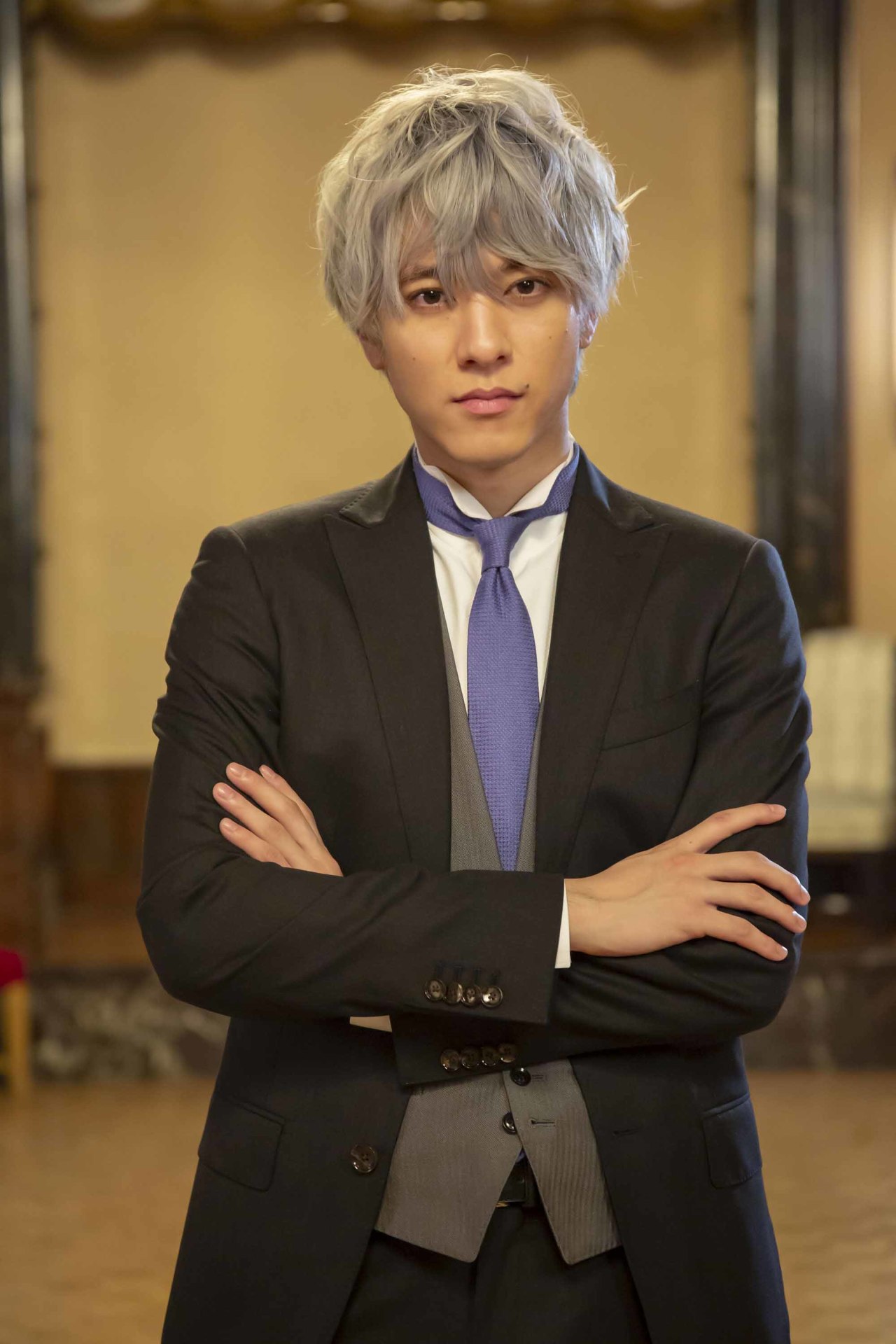 松島庄汰演じる岩崎桃介。