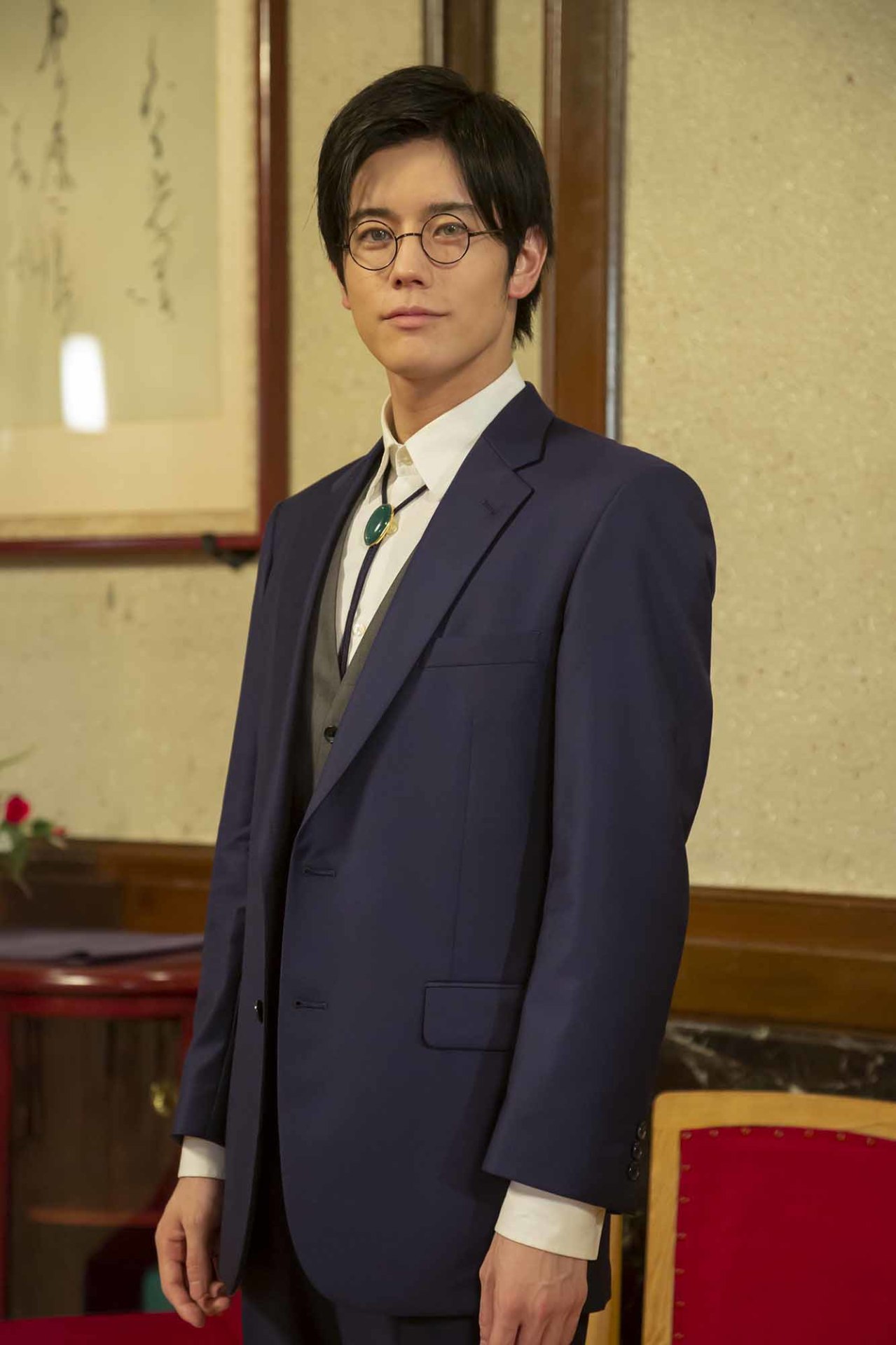 岩永徹也演じる小泉八雲。