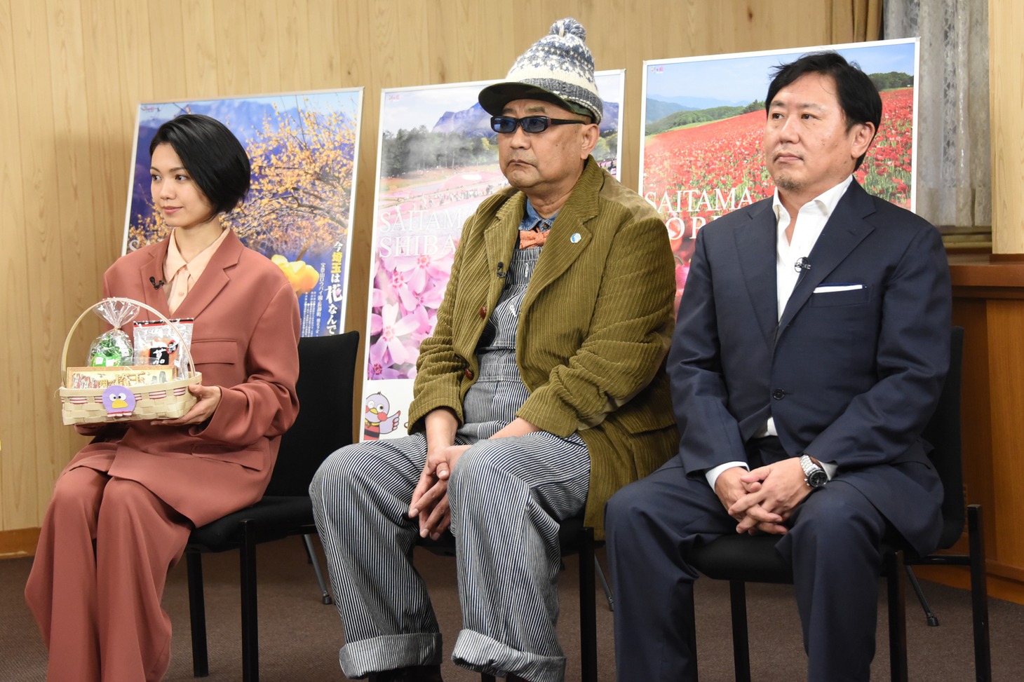 左から二階堂ふみ、ブラザートム、武内英樹。