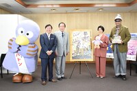 埼玉県庁表敬訪問の様子。