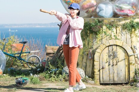 「あ、ハル」撮影中の小松菜奈。