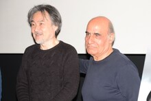 「山〈モンテ〉」トークイベントの様子。左から黒沢清、アミール・ナデリ。