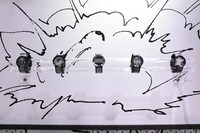 「マーベル」作品がモチーフの腕時計。