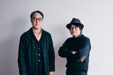 左から佐野史郎、林海象。（撮影：豊島望）