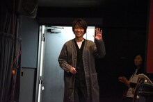 歓声に迎えられた武田航平。