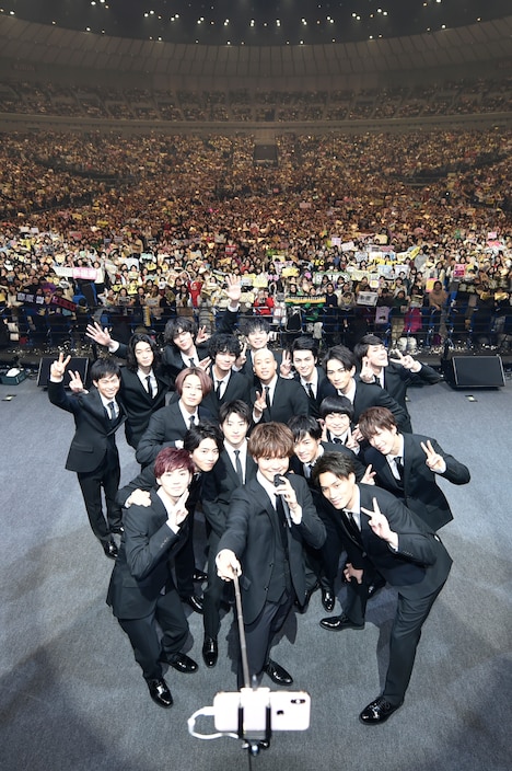 「『PRINCE OF LEGEND』完成披露上映会＆PREMIUM LIVE SHOW」の様子。