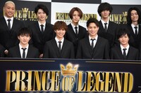 映画「PRINCE OF LEGEND」完成報告記者会見の様子。