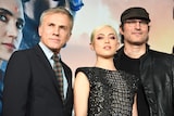 左からクリストフ・ヴァルツ、ローサ・サラザール、ロバート・ロドリゲス。