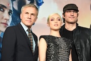 左からクリストフ・ヴァルツ、ローサ・サラザール、ロバート・ロドリゲス。