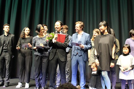 第69回ベルリン国際映画祭ジェネレーション（14plus）部門の授賞式の様子。