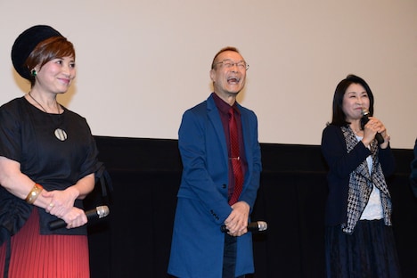 左から伊倉一恵、神谷明、一龍斎春水。