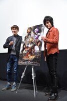 左から白倉伸一郎、半田健人。