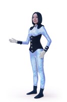 「麻雀放浪記2020」よりベッキー演じるアンドロイド・ユキ。