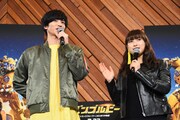 「バンブルビー」公開アフレコイベントの様子。