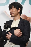 山中崇とヒゲちゃん。