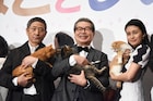 「ねことじいちゃん」立川志の輔と柴咲コウが猫を語り尽くす初日舞台挨拶