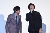 「サムライマラソン」舞台挨拶の様子。