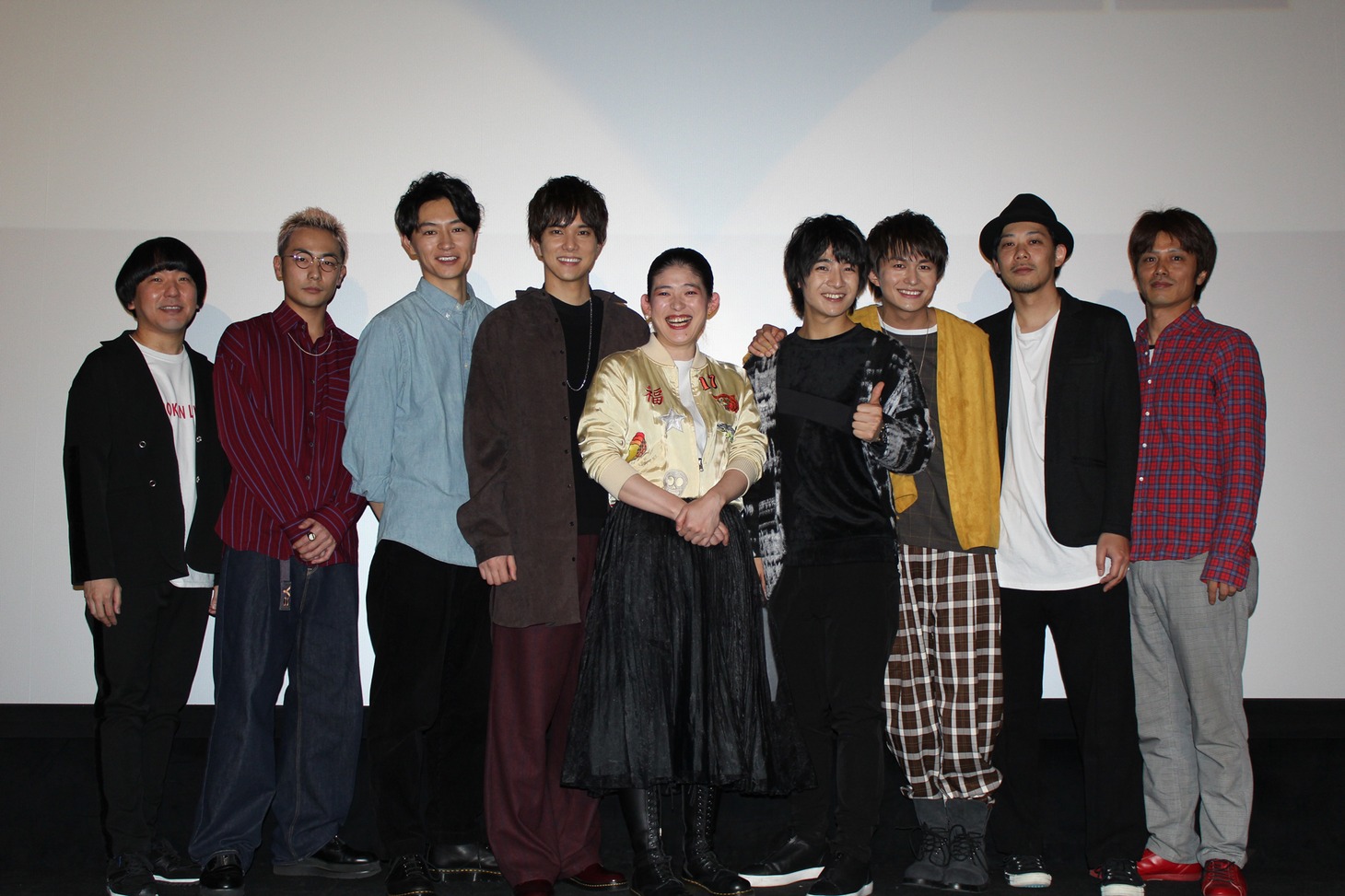 「ジャンクション29」公開記念舞台挨拶の様子。