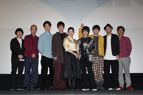 「ジャンクション29」公開記念舞台挨拶の様子。