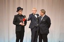 左からリリー・フランキー、ガダルカナル・タカ、ビートたけし。