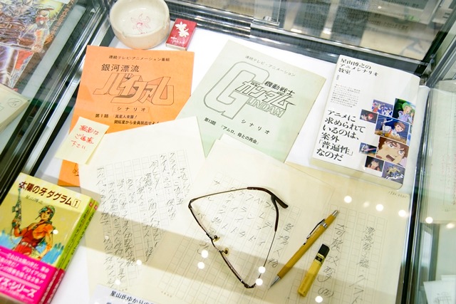 2018年のアニメ功労部門顕彰者 特別展示の様子。