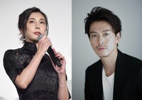 左から竹内結子、中林大樹。