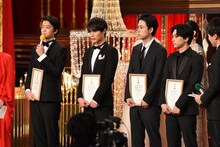 左から伊藤健太郎、中川大志、成田凌、吉沢亮。