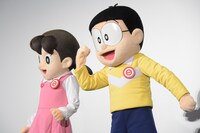 「映画ドラえもん のび太の月面探査記」舞台挨拶の様子。