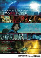「ゴジラ キング・オブ・モンスターズ」チラシビジュアル裏面