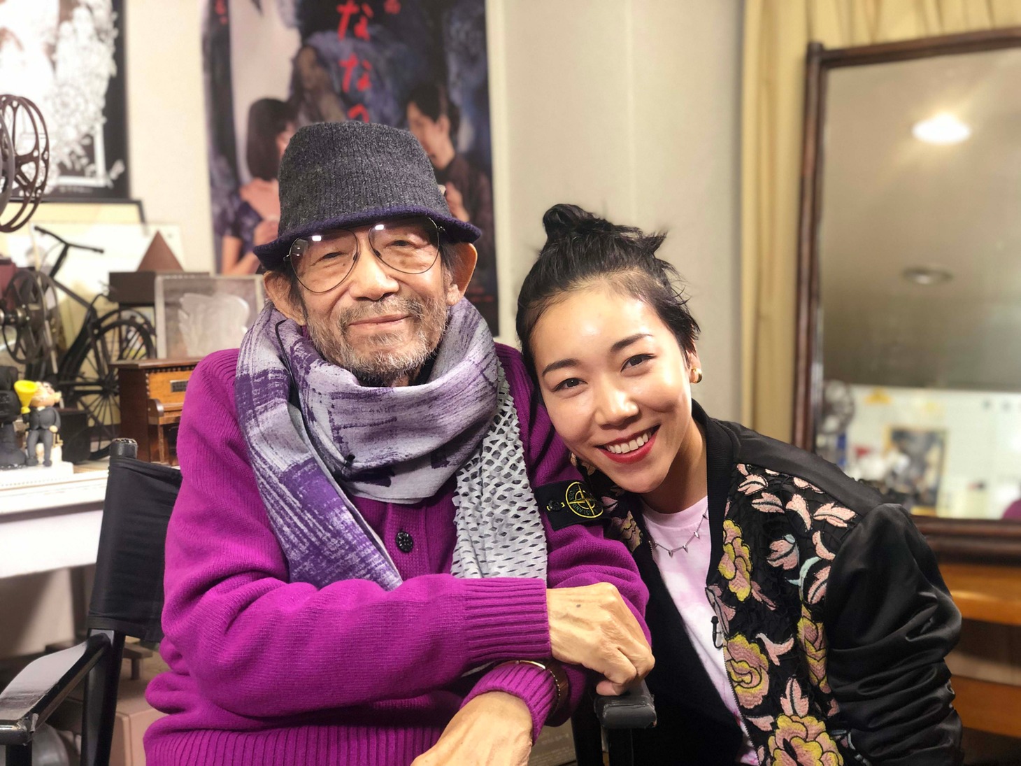 左から大林宣彦、安藤桃子。