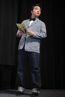 フラッと会場に現れ、観客を驚かせた斉藤慎二。