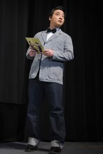 フラッと会場に現れ、観客を驚かせた斉藤慎二。