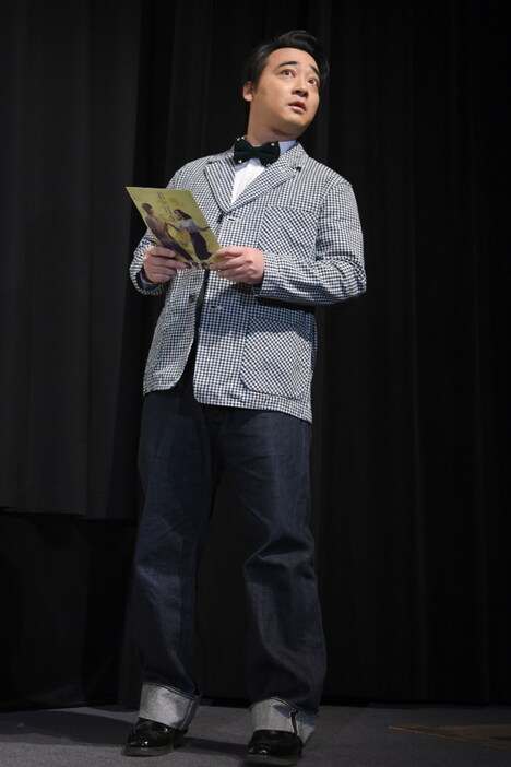 フラッと会場に現れ、観客を驚かせた斉藤慎二。