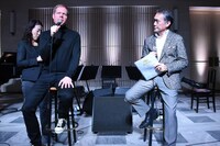 マックス・リヒター（左）