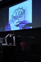 横山涼の描いた「ジ・オメガマン」。