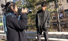 「窪田正孝×写真家・齋藤陽道 カレンダー2019」メイキングカット