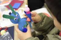 アニメワークショップの様子。