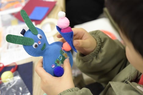 アニメワークショップの様子。