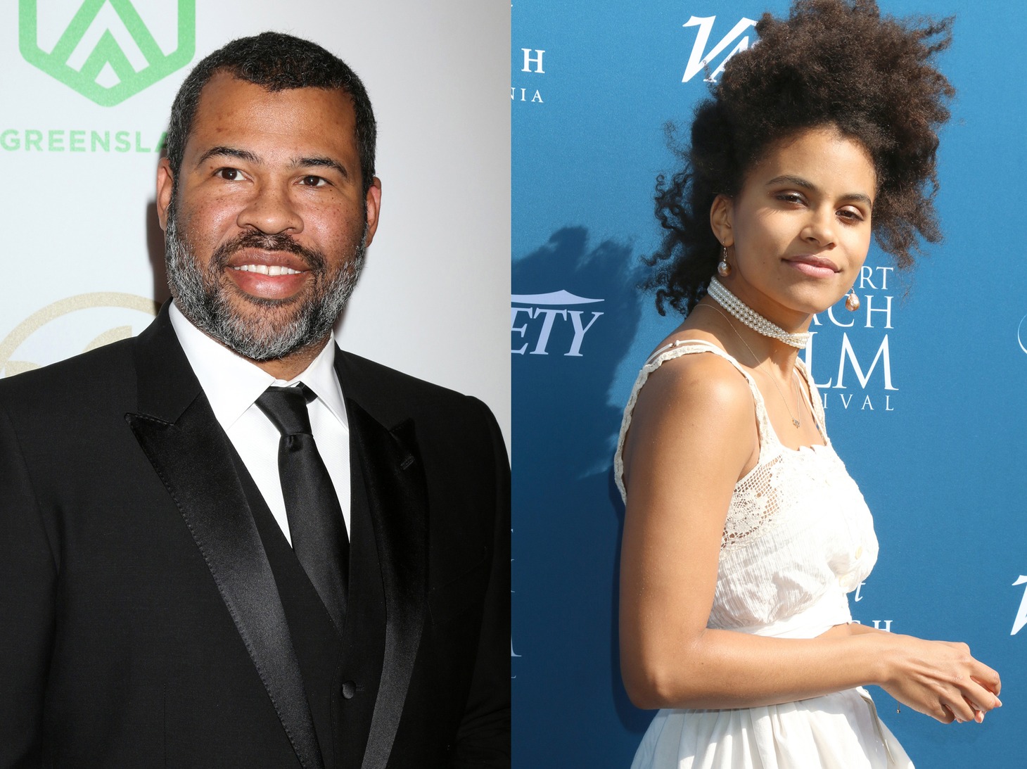 左からジョーダン・ピール、ザジ・ビーツ。（写真提供：2019 Kathy Hutchins / Hutchins Photo / Newscom / ゼータ イメージ、2018 Kathy Hutchins / Hutchins Photo / Newscom / ゼータ イメージ）。