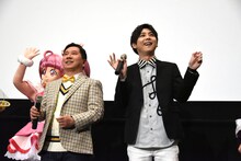 前列左から田中裕二、梶裕貴。