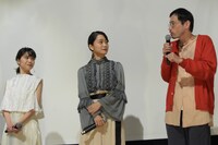 左から岸井ゆきの、深川麻衣、今泉力哉。