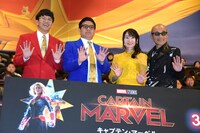 「キャプテン・マーベル」ジャパンプレミアの様子。